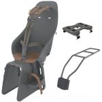 [213976] Zadní sedačka na kolo s adaptérem a nosičem na sedlovku SET (Bincho Black-Kurumi Brown).jpg