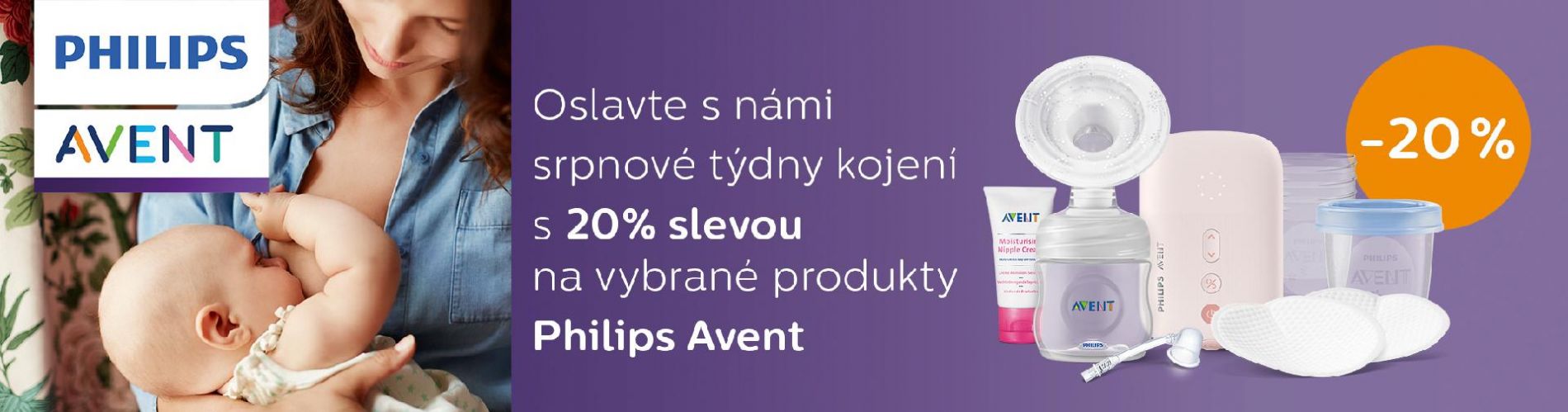 Srpnové slevy s Philips Avent 