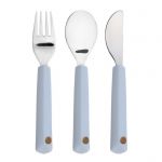 13466Cutlery with Silicone Handle 3pcs Happy Rascals Smile sky blu.jpg